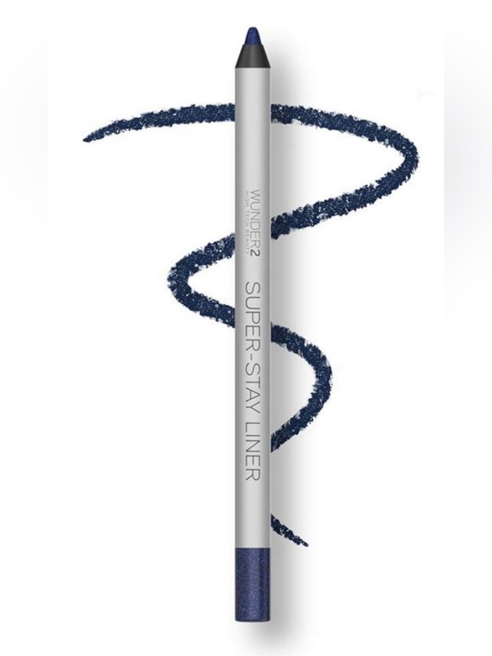 Wunder2 Super-Stay Liner Glitter Navy Waterproof Eyeliner New